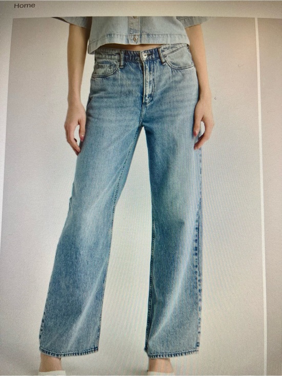 rag & bone Denim - Rag & Bone Cloud Lori Wide Leg Jeans in the color Dubois, Size 25